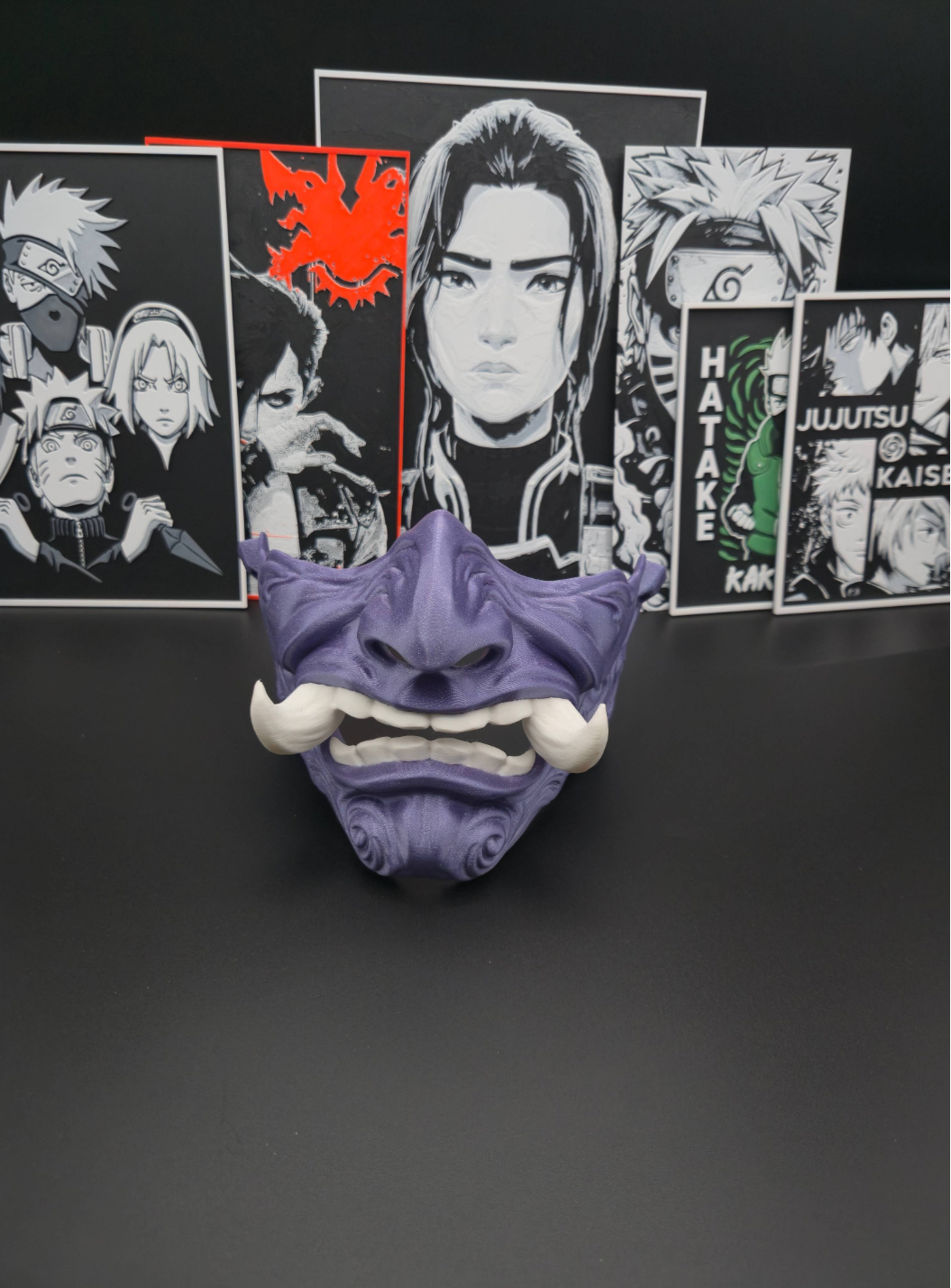 Oni-Maske sparkling Purple